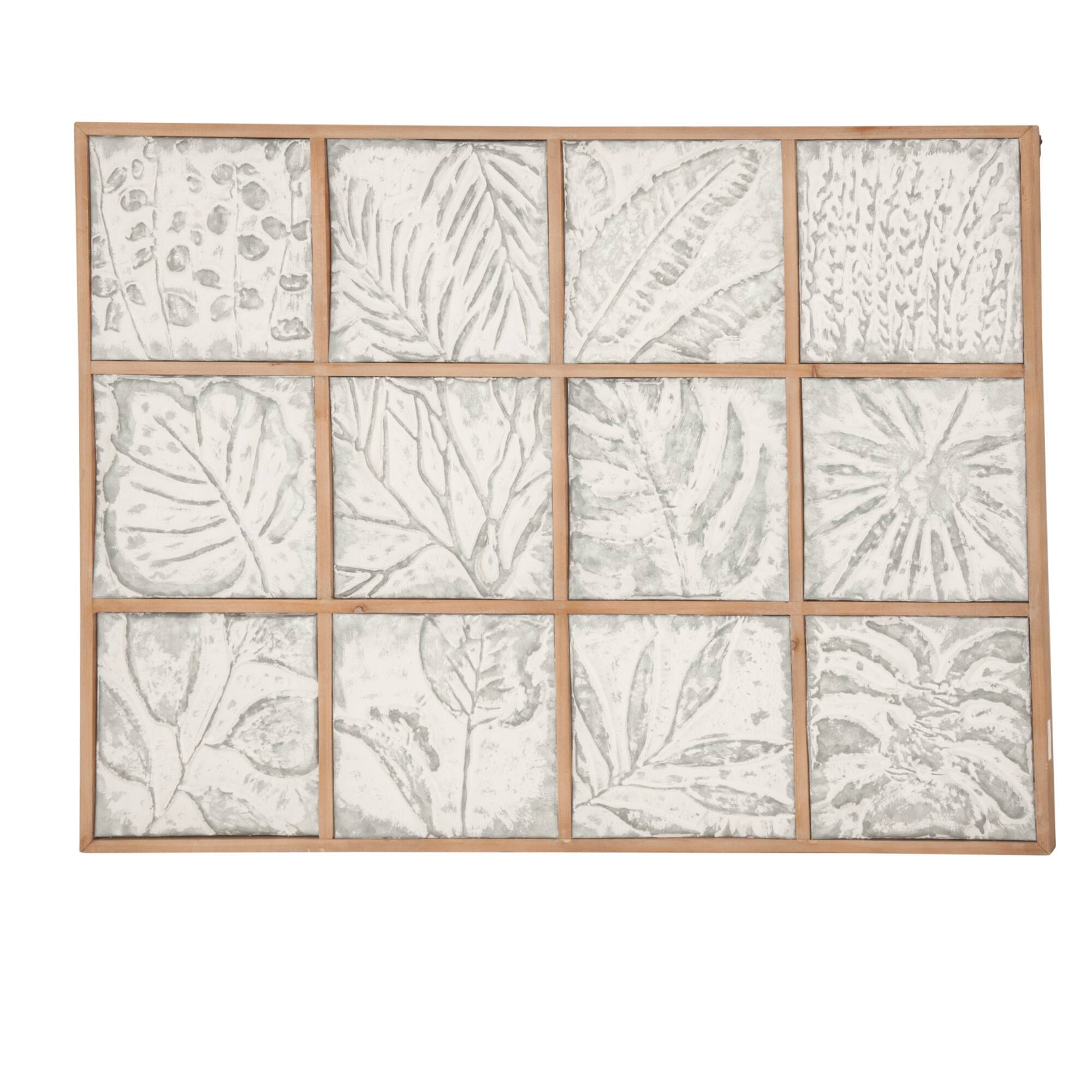 Grey Iron Farmhouse Wall Art, 32" x 43" x 1"